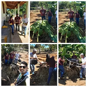Aula de compostagem