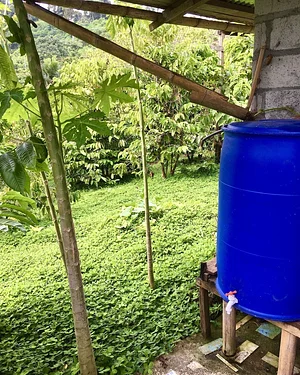 simple rain catchment